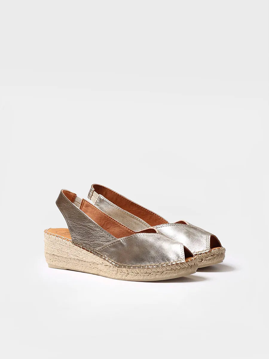 Women's flat espadrilles in jute - BERNIA