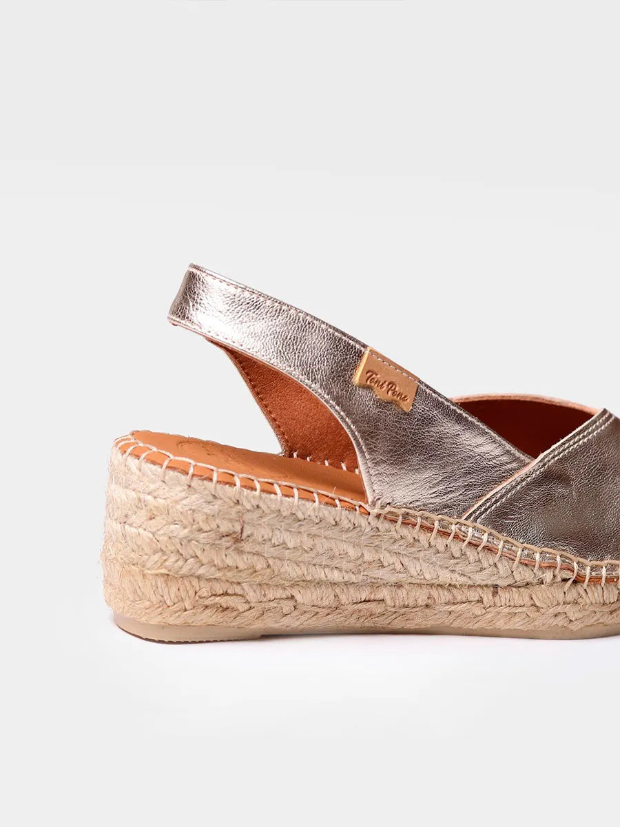 Women's flat espadrilles in jute - BERNIA