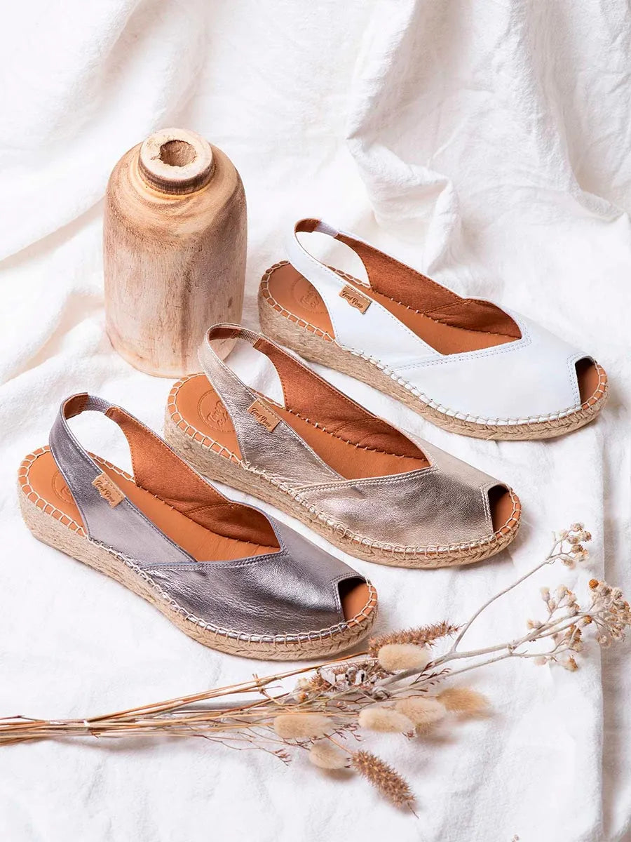 Women's flat espadrilles in jute - BERNIA