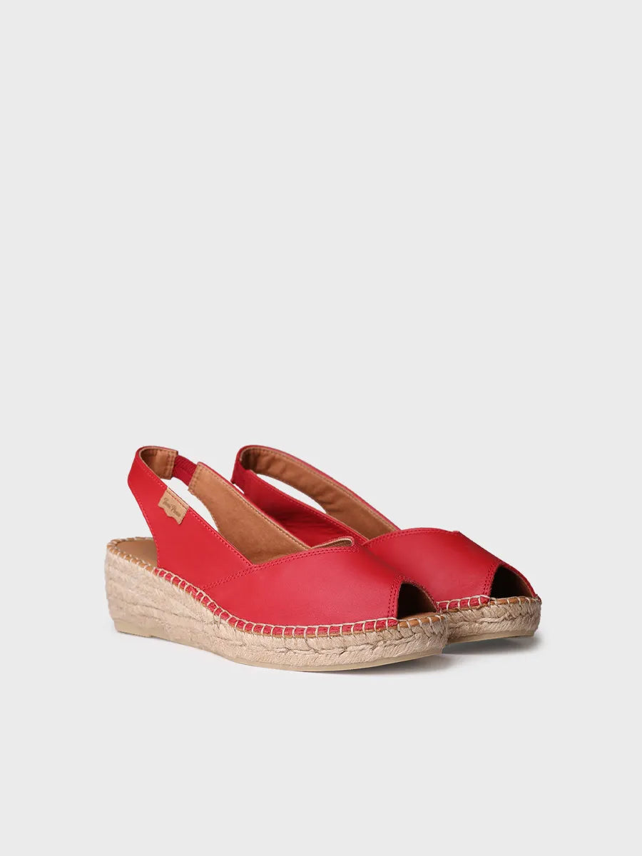 Women's flat espadrilles in jute - BERNIA