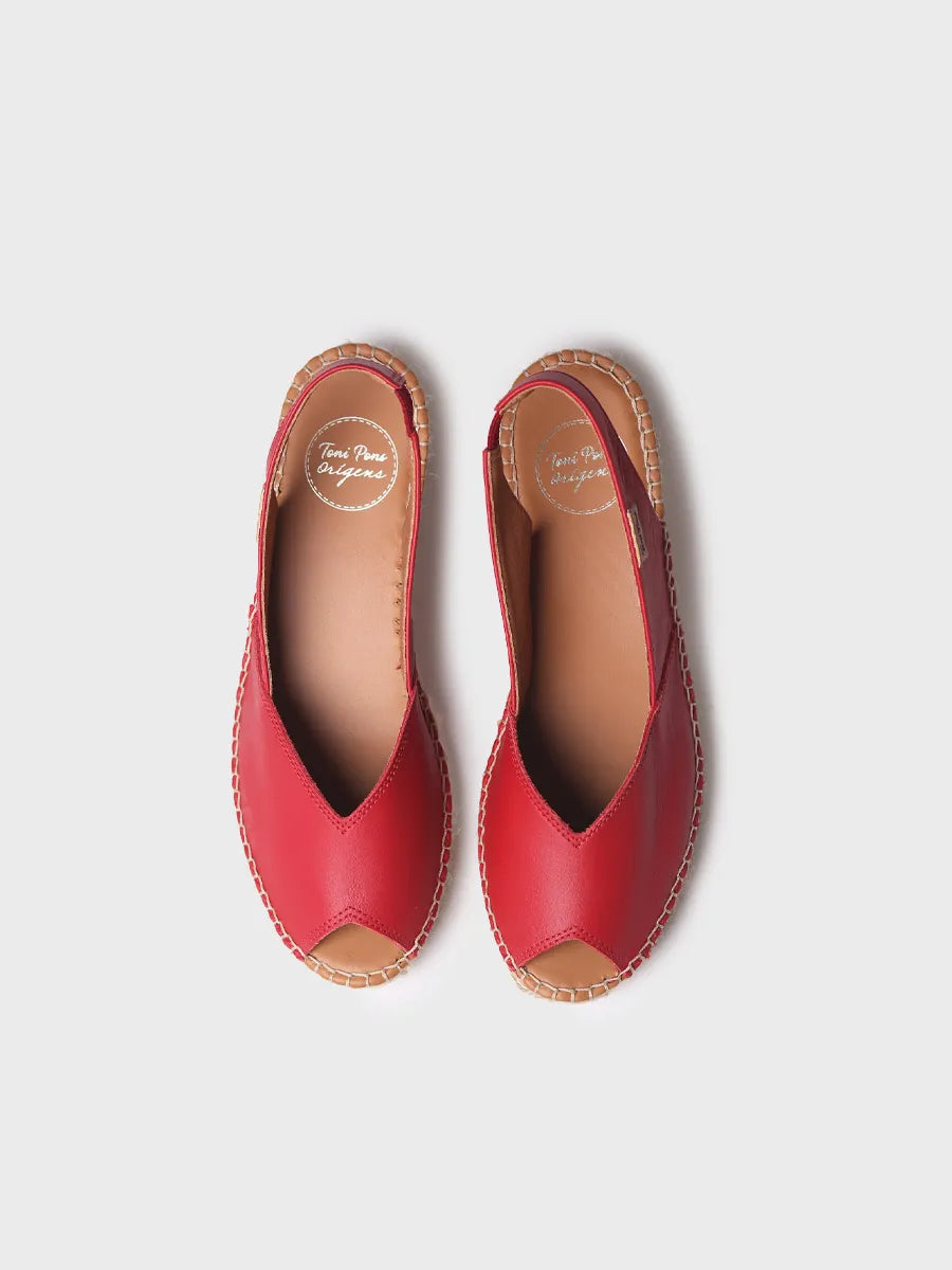 Women's flat espadrilles in jute - BERNIA