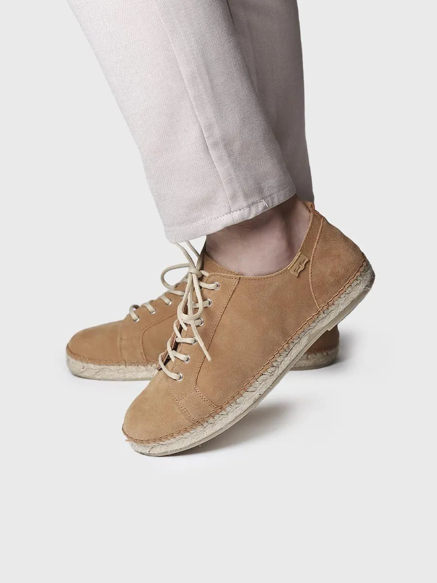 Men's split suede espadrilles - DECLAN