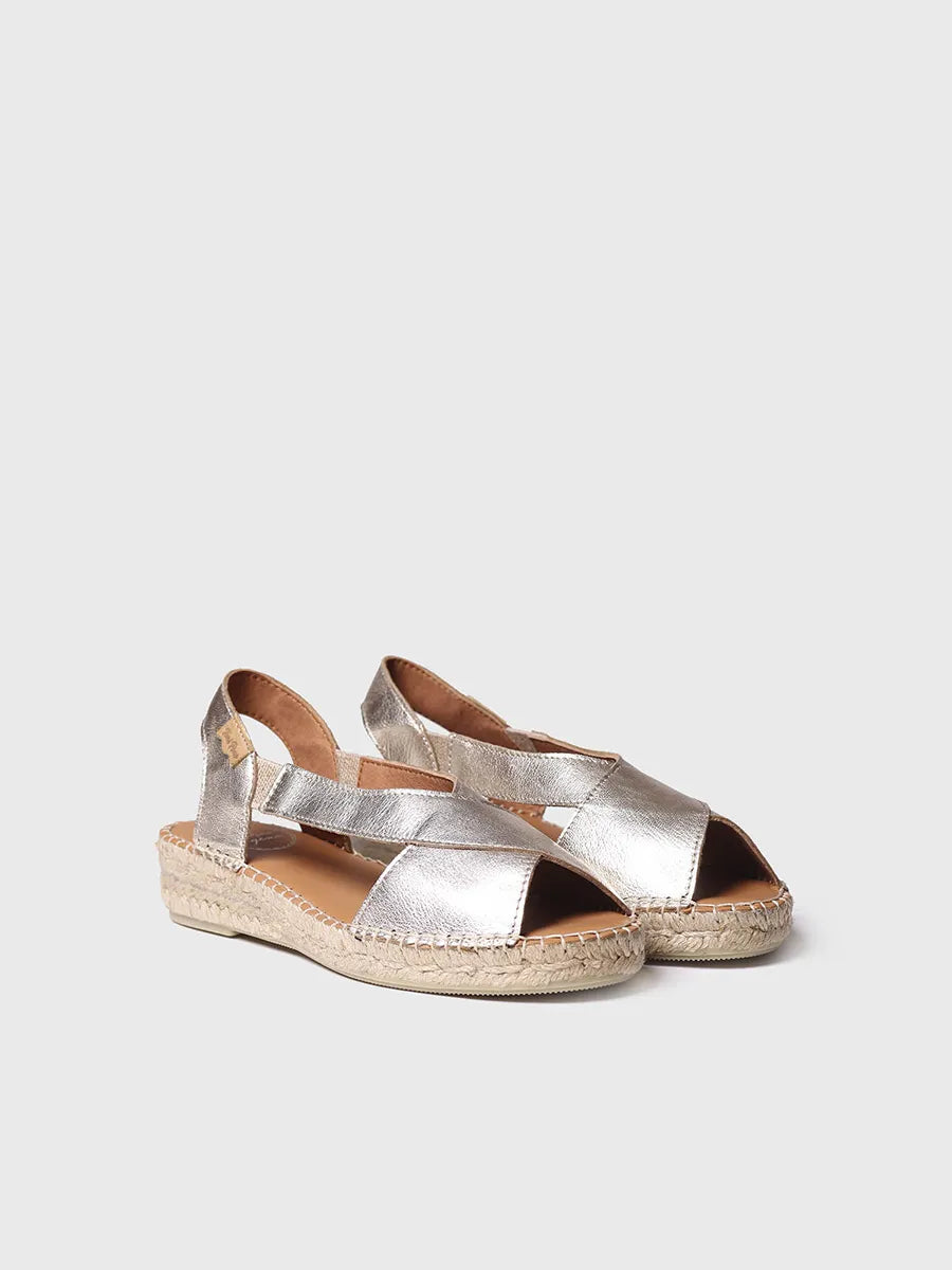 Jute cross sandal - ELDA-P