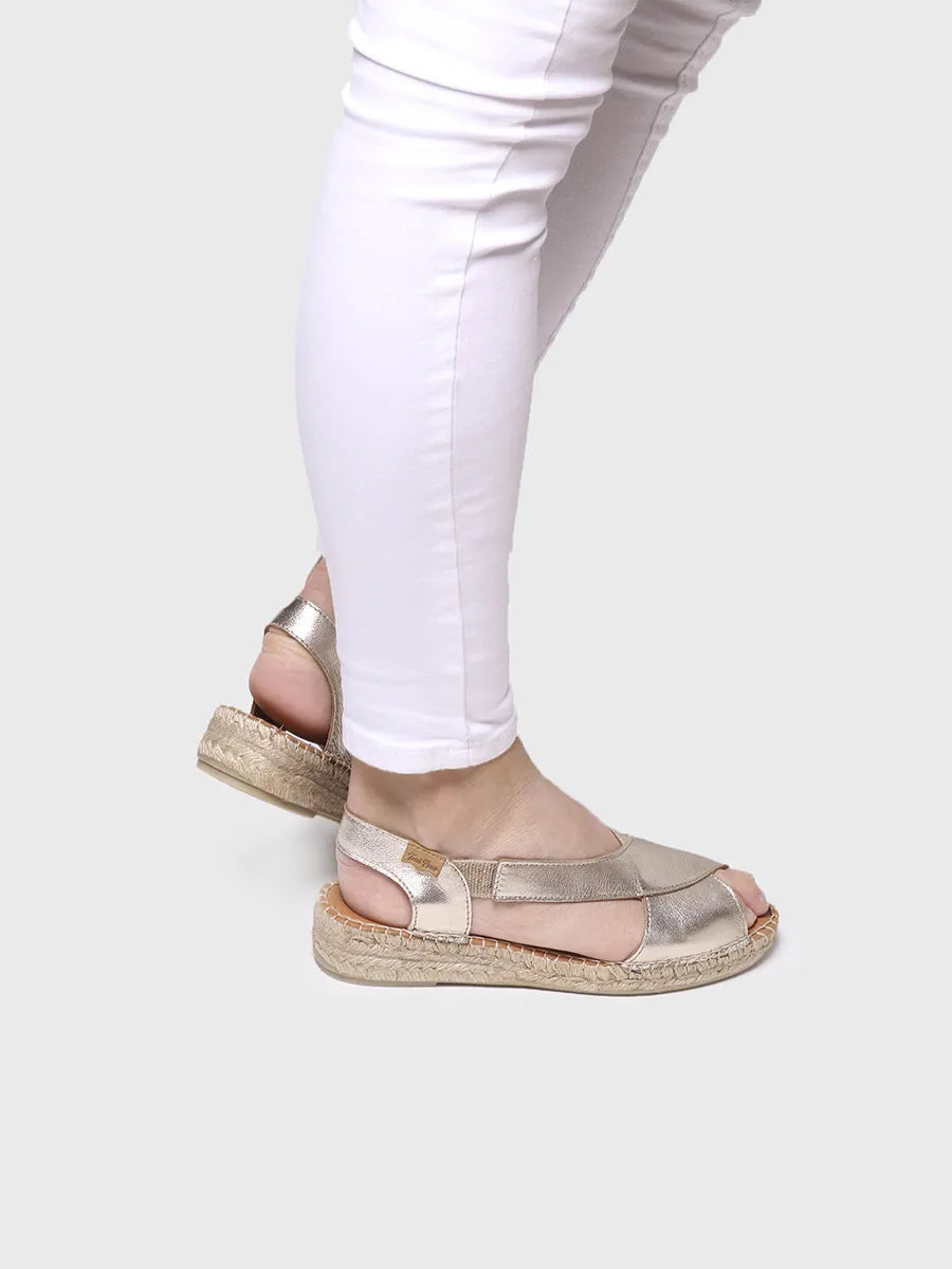 Jute cross sandal - ELDA-P