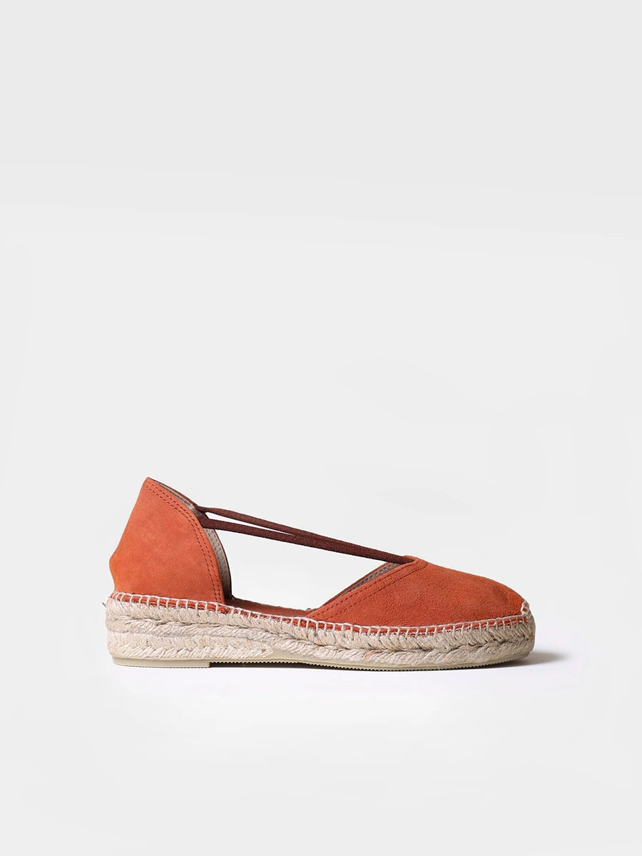 Suede espadrilles with straps - ERLA-A