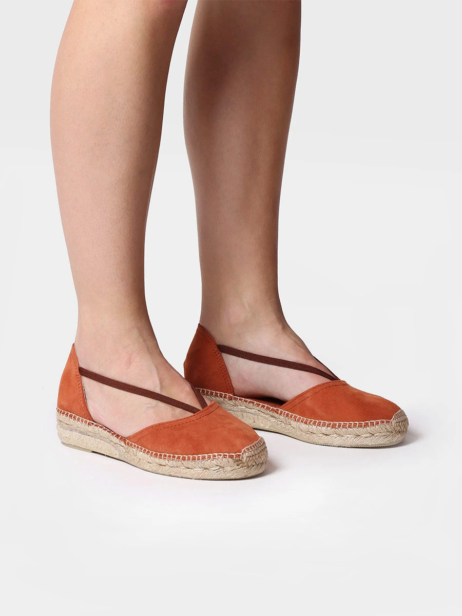 Suede espadrilles with straps - ERLA-A