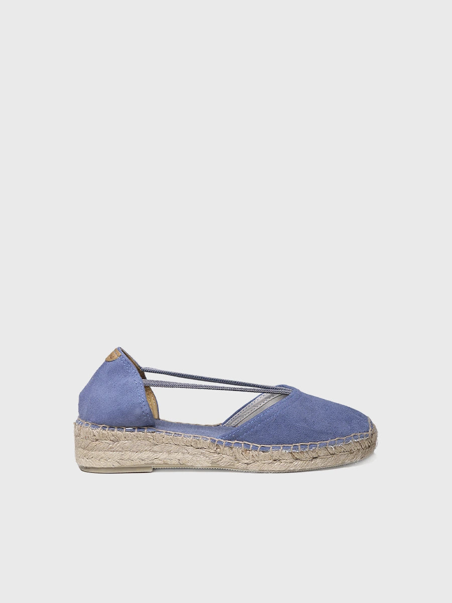 Suede espadrilles with straps - ERLA-A