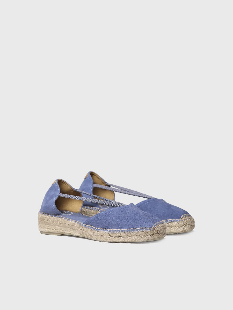 Suede espadrilles with straps - ERLA-A