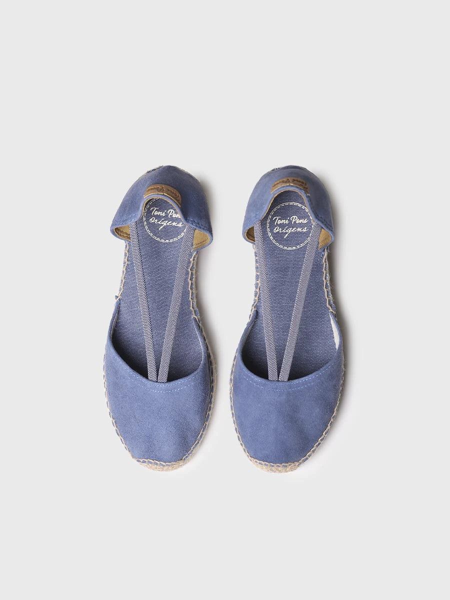 Suede espadrilles with straps - ERLA-A