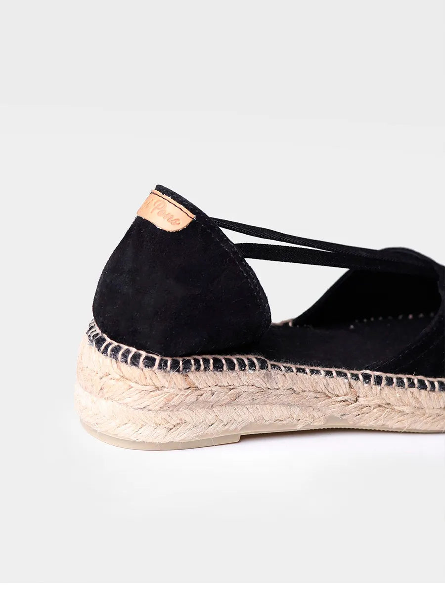 Suede espadrilles with straps - ERLA-A