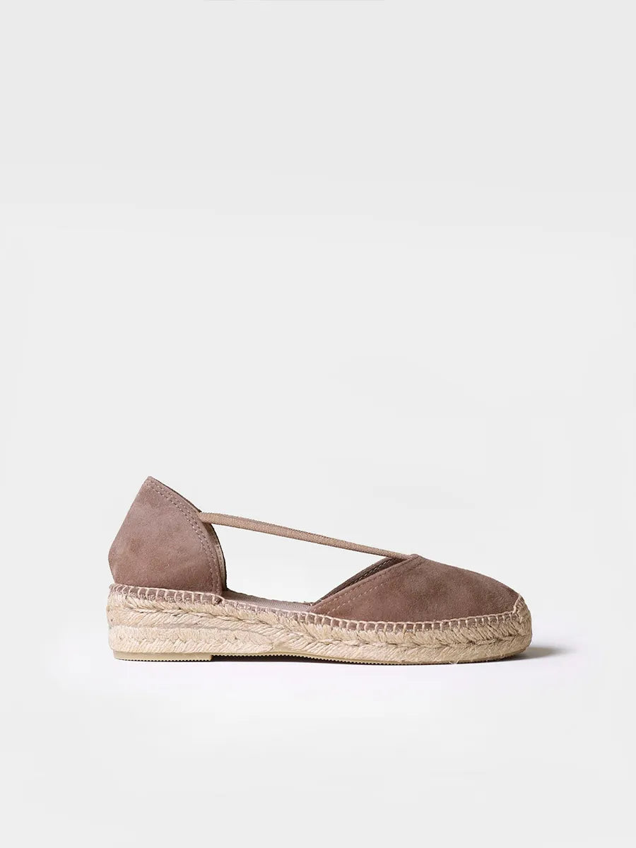 Suede espadrilles with straps - ERLA-A