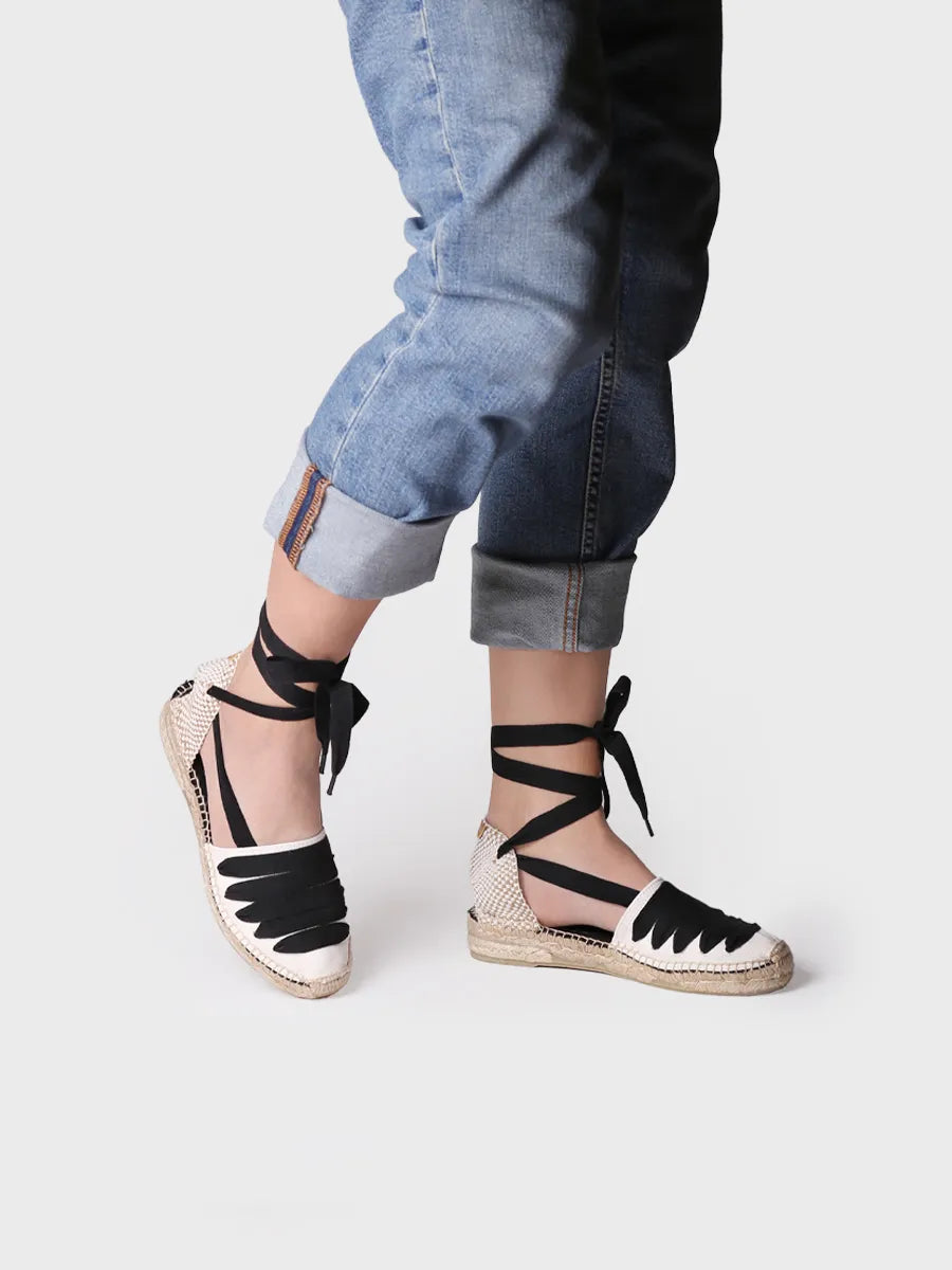 Women's espadrilles with straps - GAVET