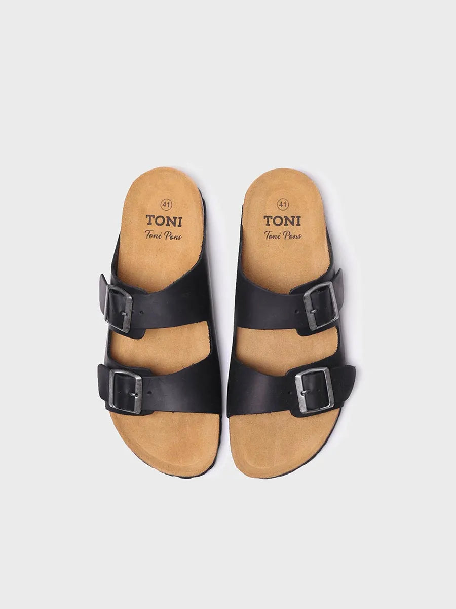 Men's sandal with buckle - GER-PE