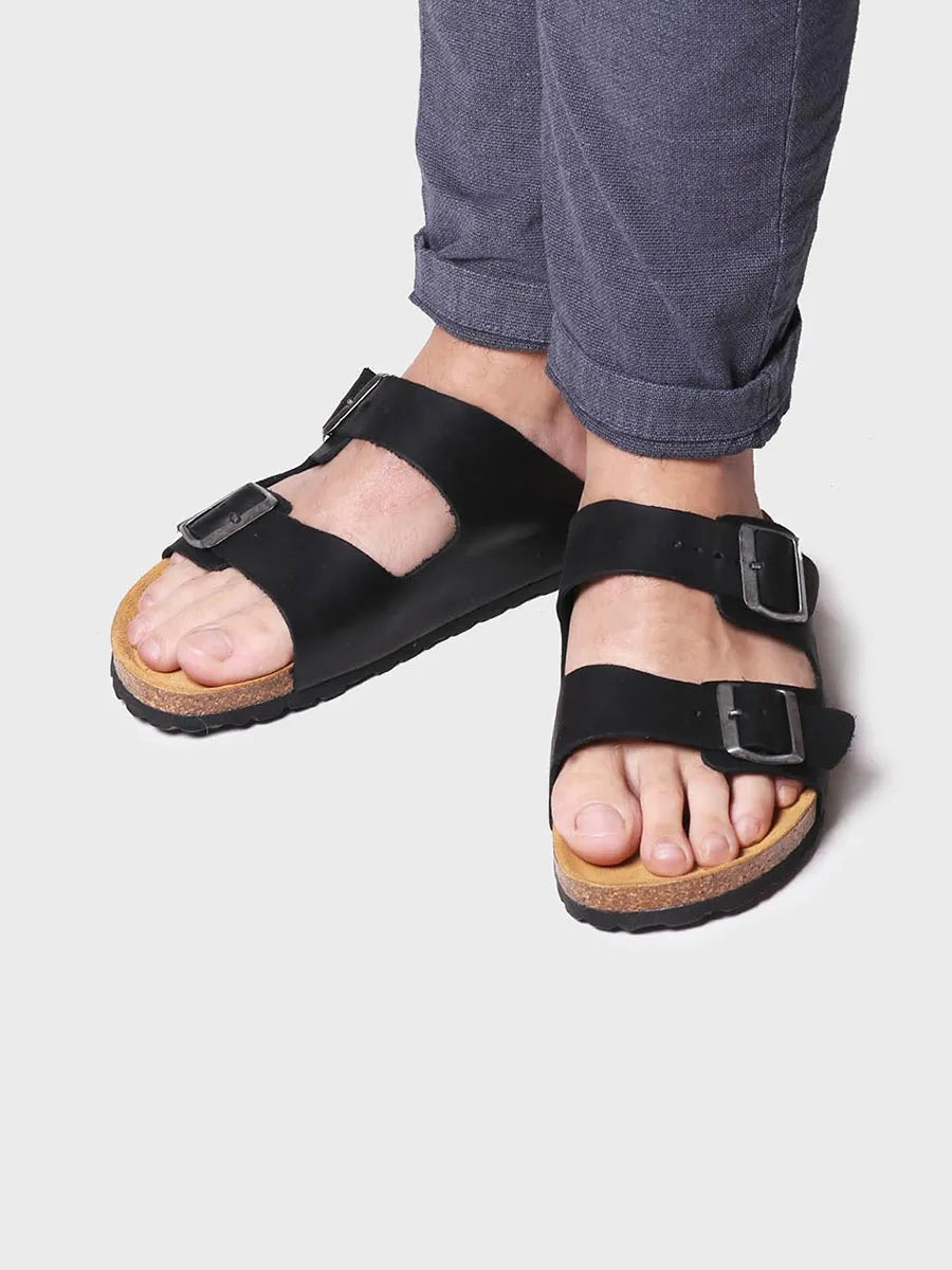 Men's sandal with buckle - GER-PE