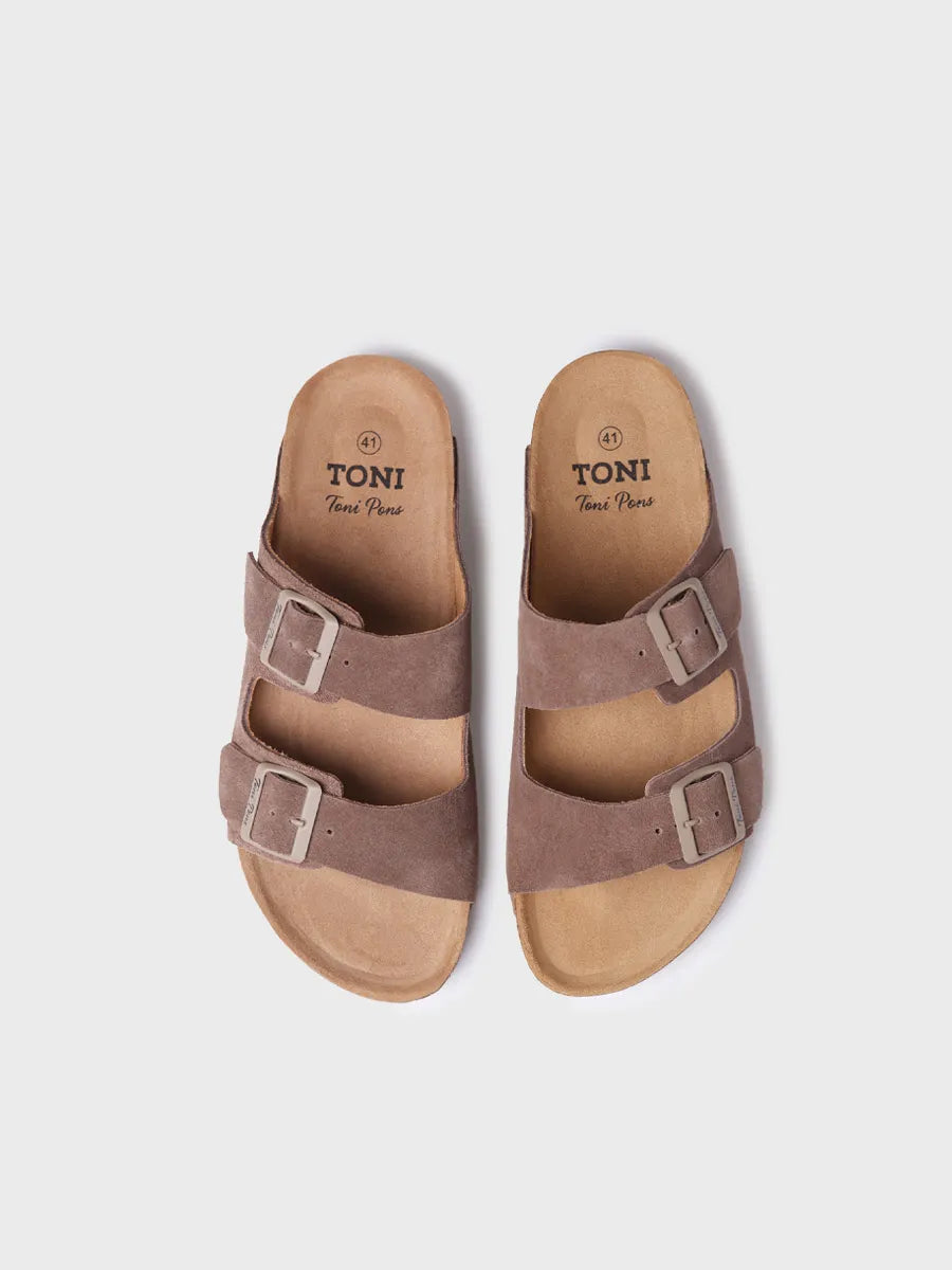 Men's sandal with buckles - GER-QT