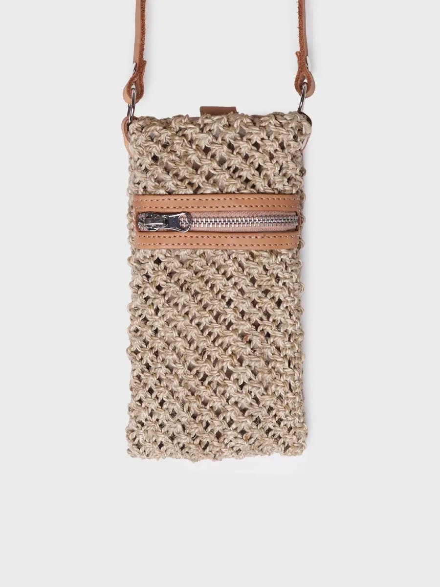 Jute mobile phone bag - GINETH