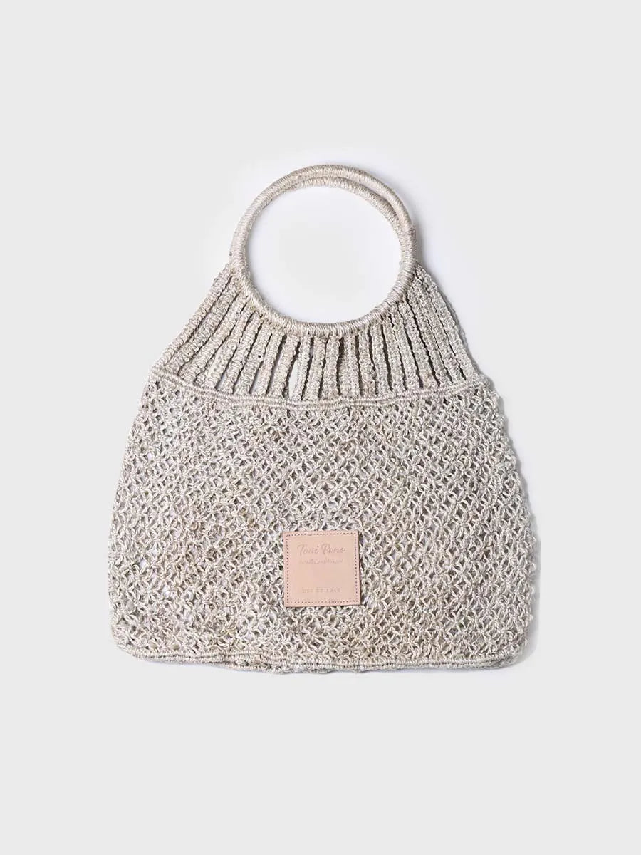 Jute handbag - GORETTI