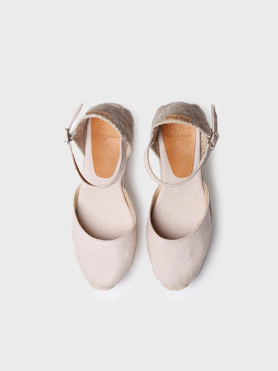 Vegan espadrille with wedge - LAIA-NT