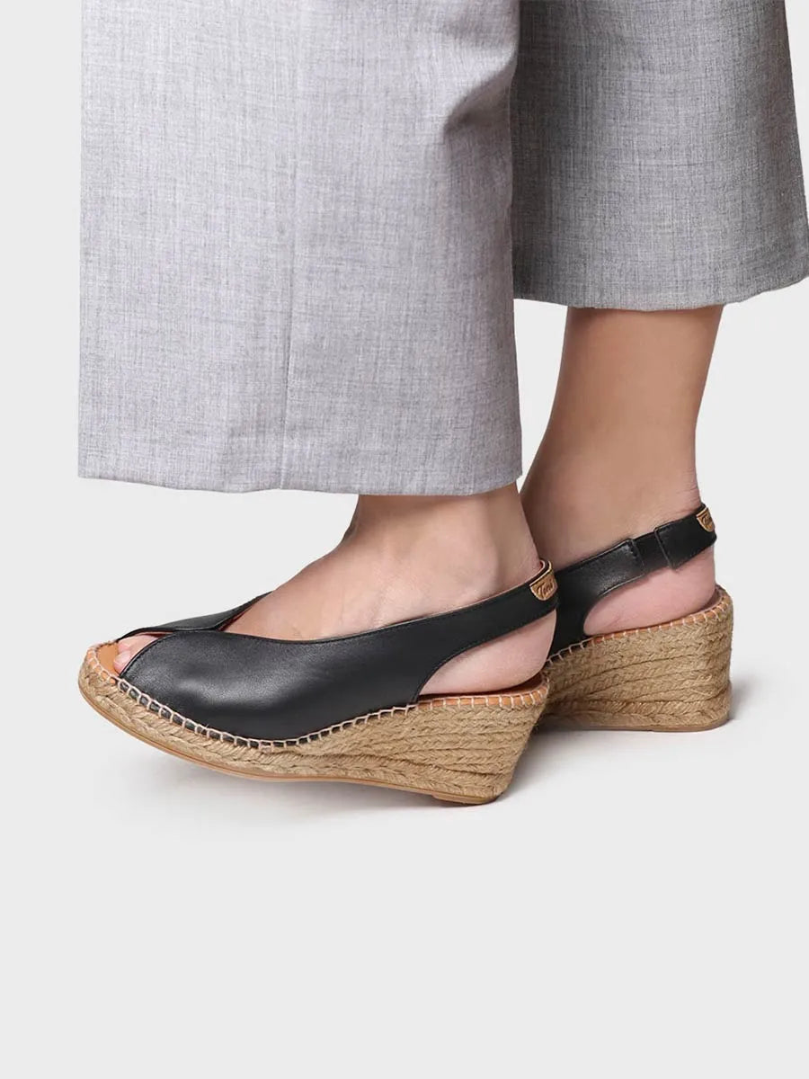 Wedge peep toe espadrille - LAILA-P