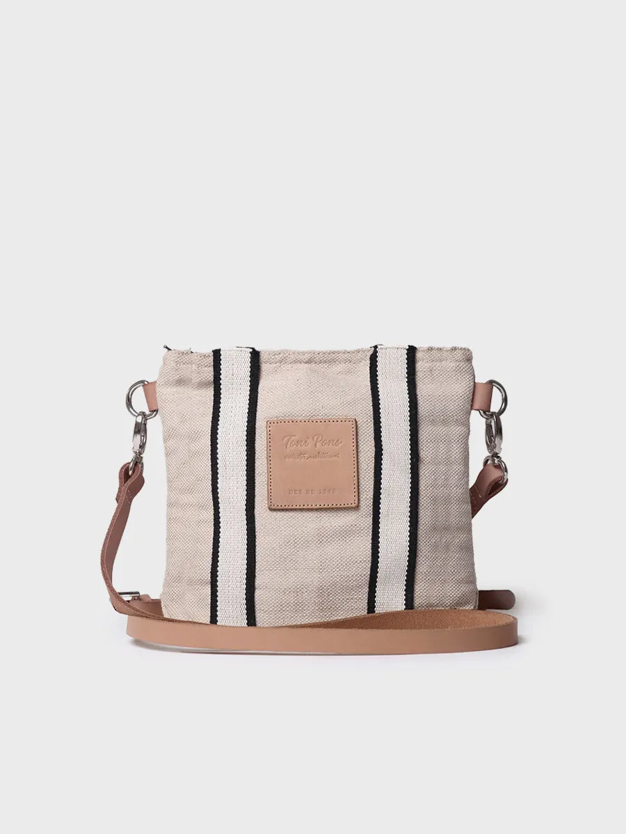 Jute and cotton shopper bag - LENA