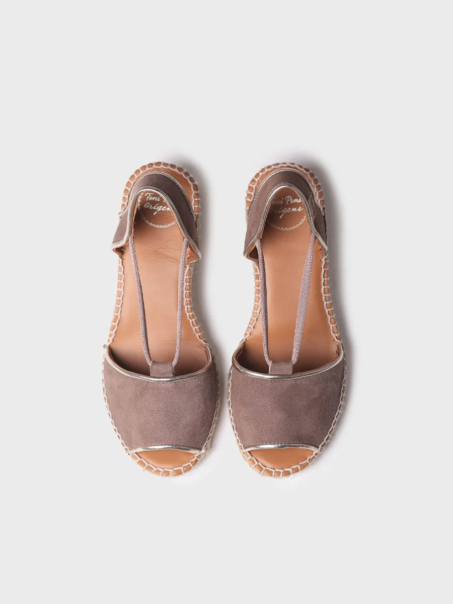 Women's suede wedge espadrilles - BILDA