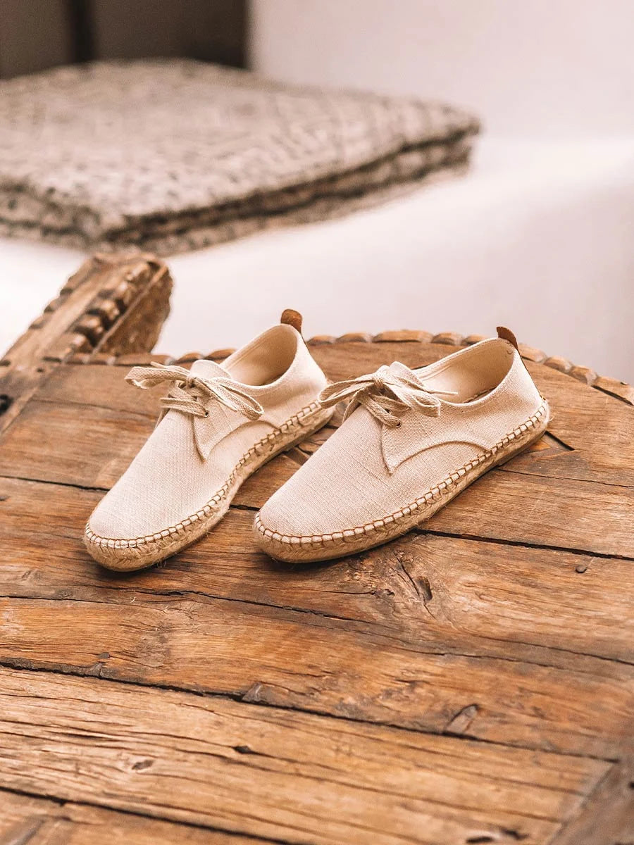 Men's espadrilles with laces - DIXON