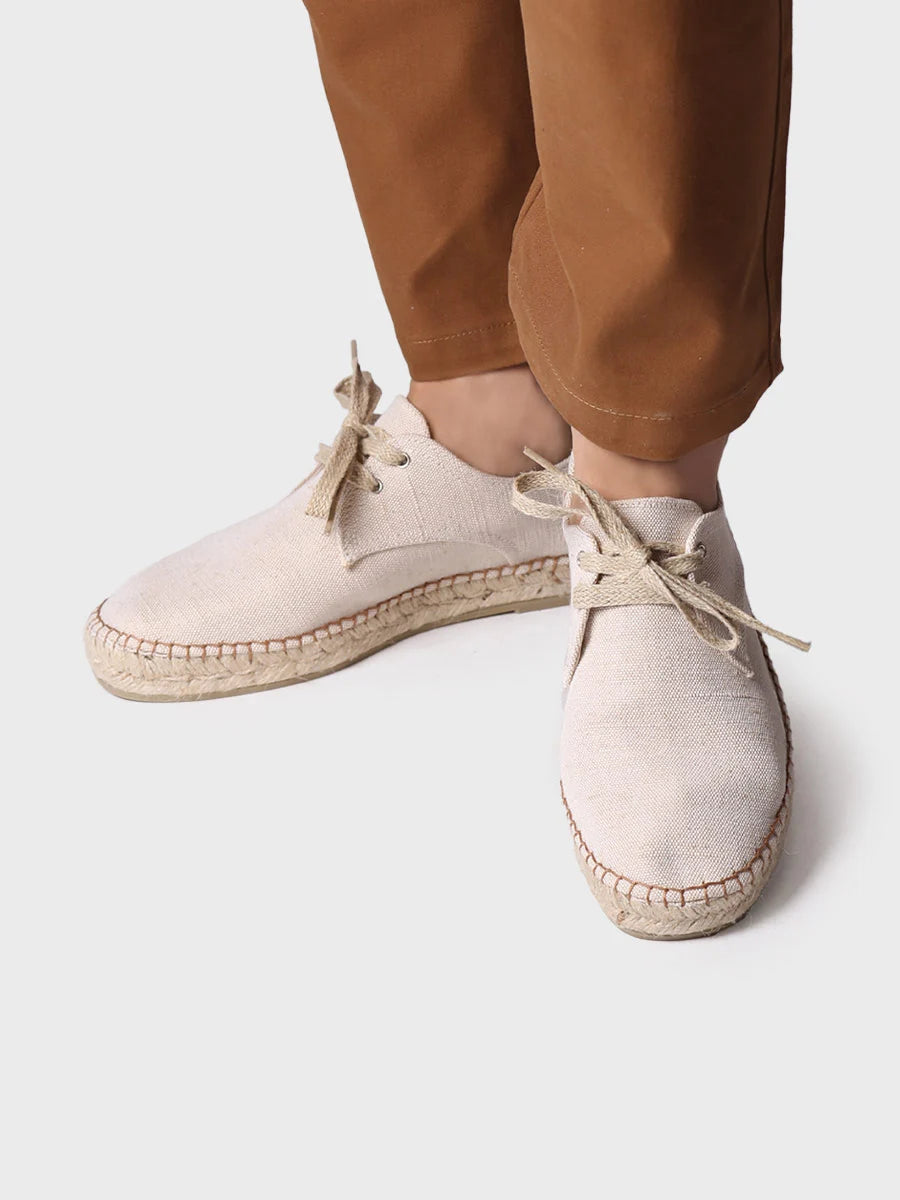 Men's espadrilles with laces - DIXON