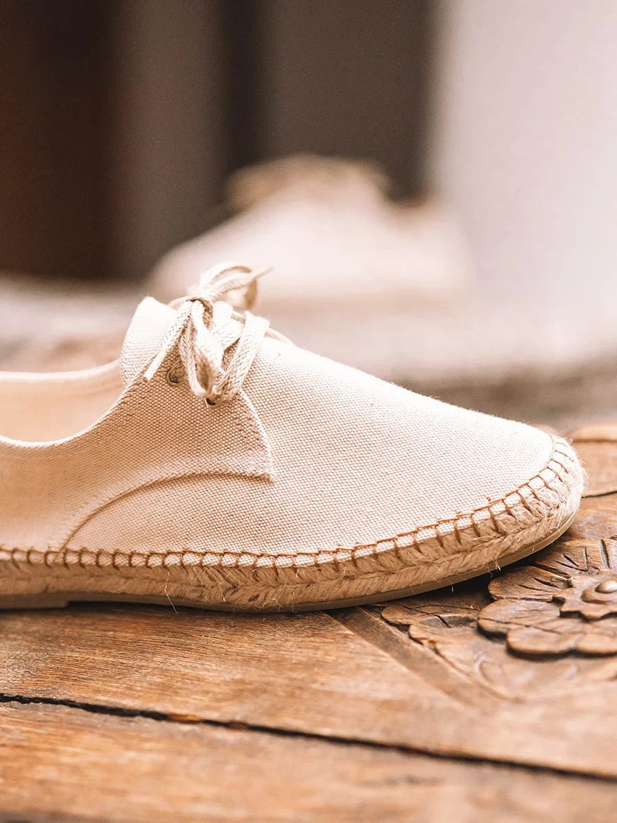 Men's espadrilles with laces - DIXON