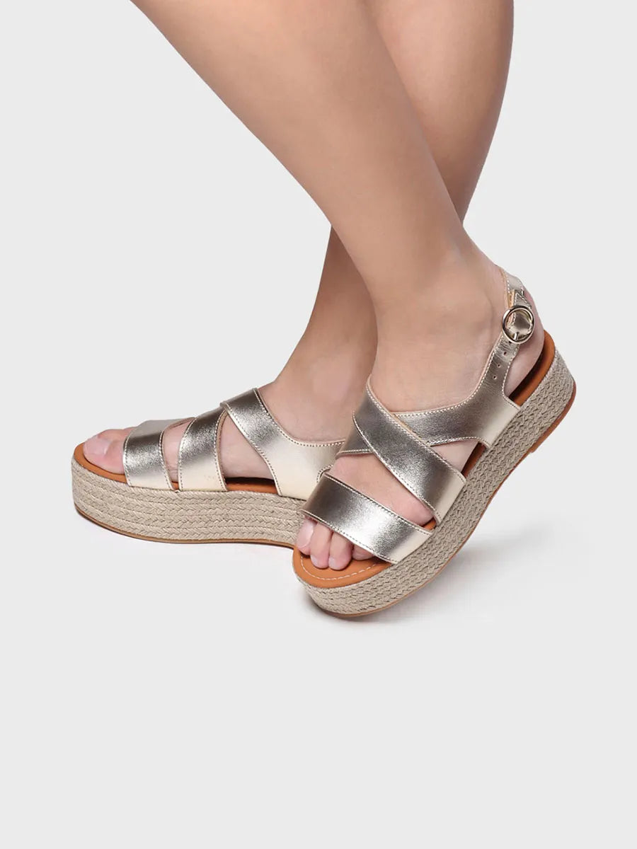 Strappy platform sandal - ELISENDA