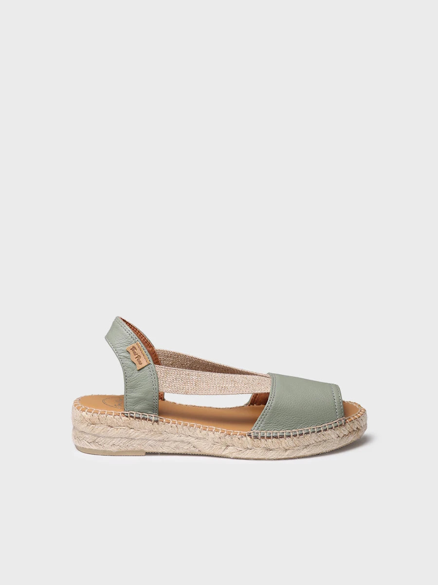 Flat leather sandal - ETNA