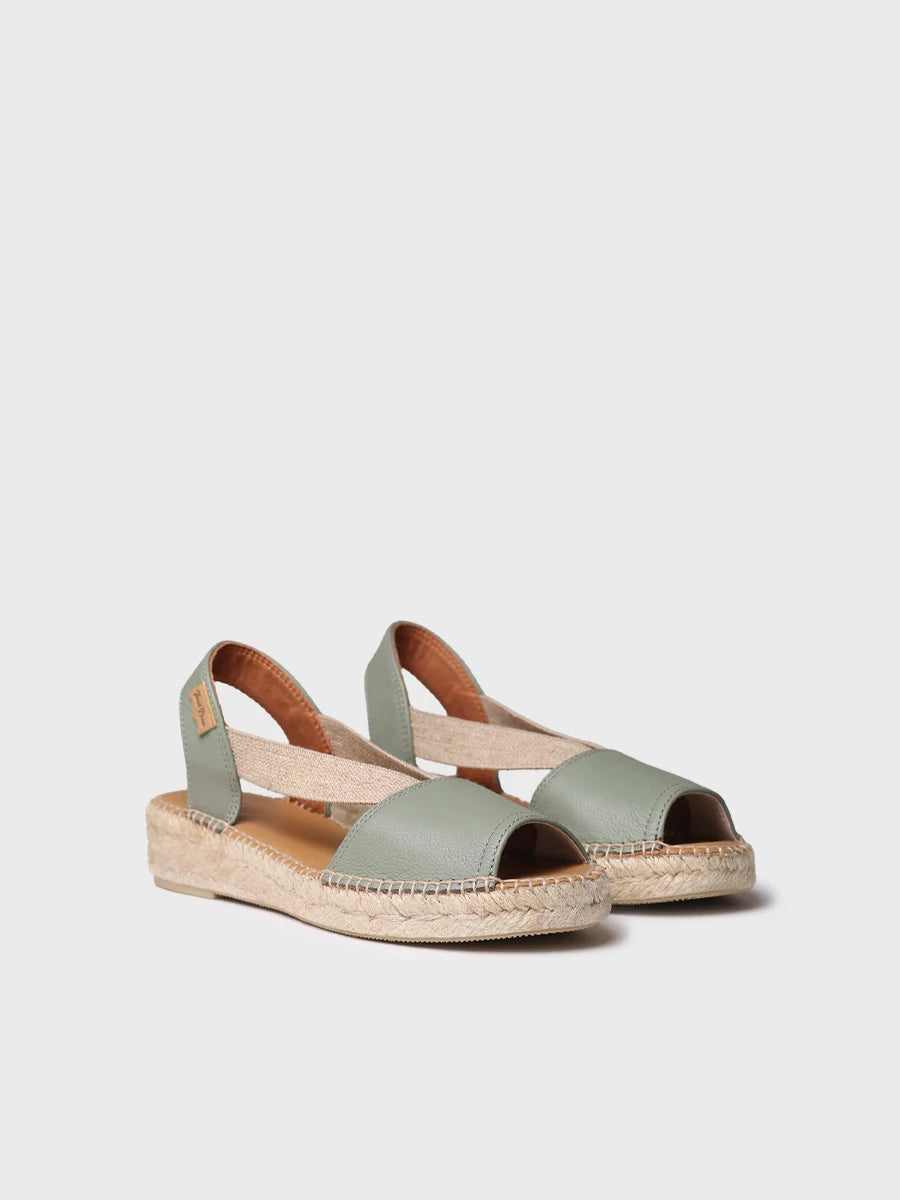 Flat leather sandal - ETNA