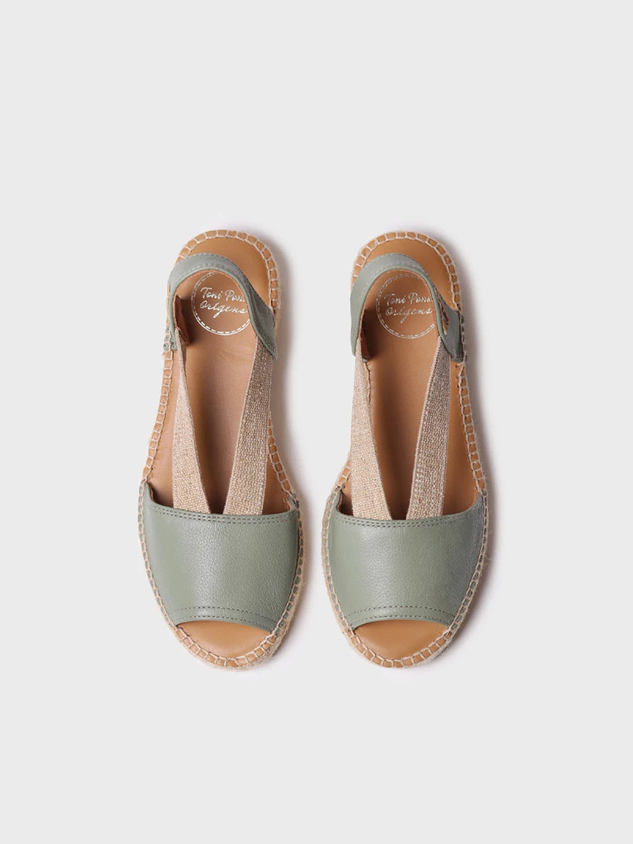 Flat leather sandal - ETNA