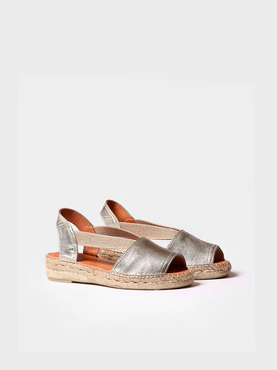 Flat leather sandal - ETNA