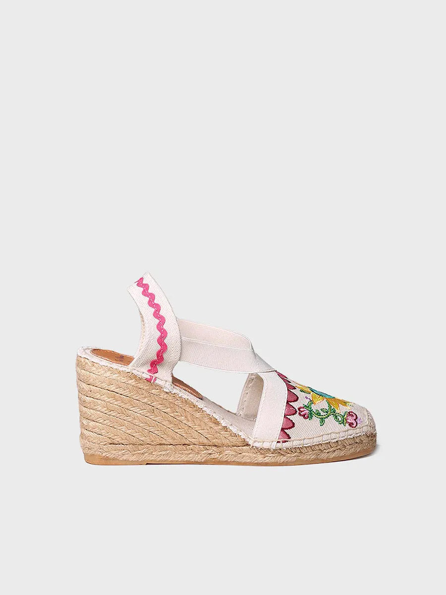 Ibizan espadrille - GARDENIA