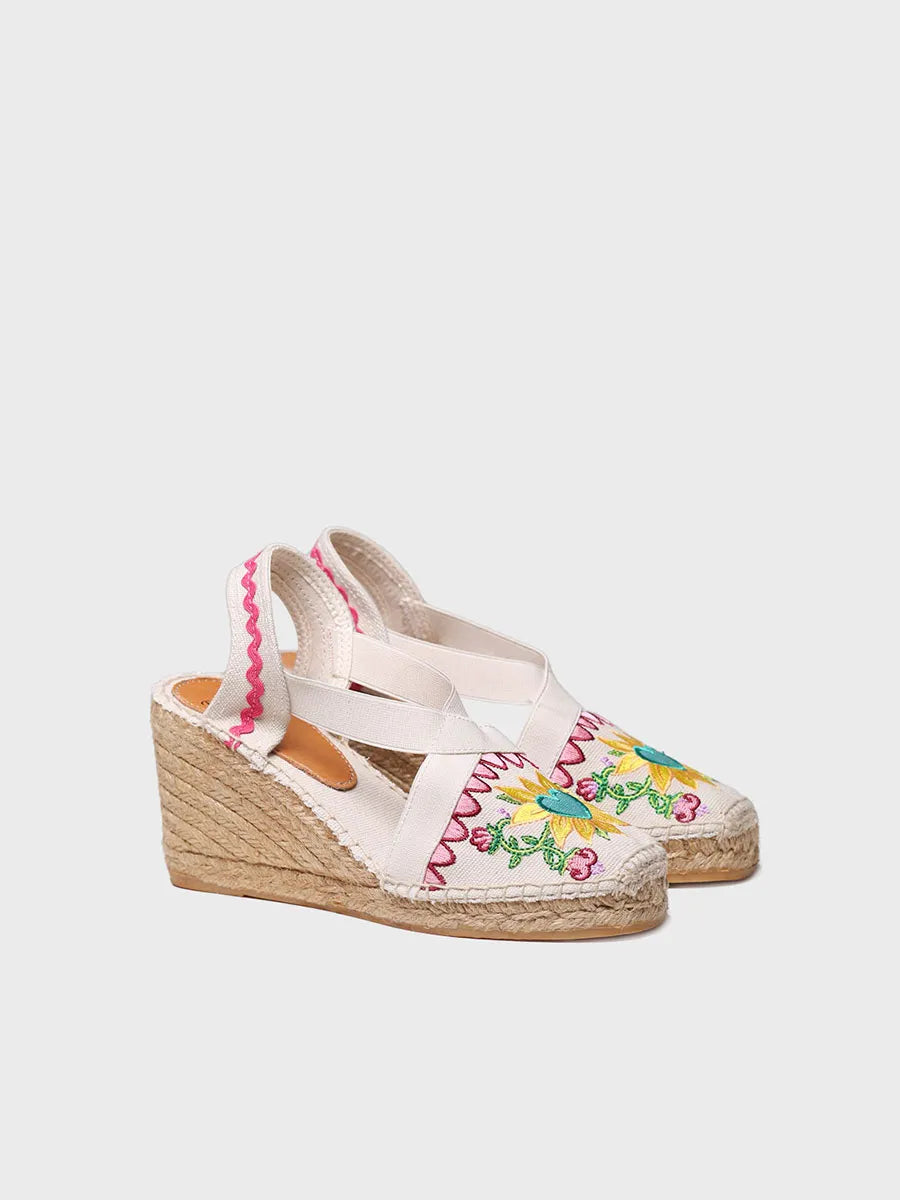 Ibizan espadrille - GARDENIA