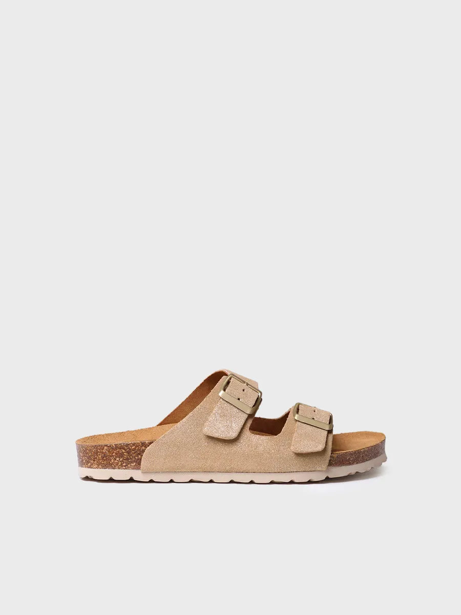 Women's Double Buckle Sandal - GHANA-QT