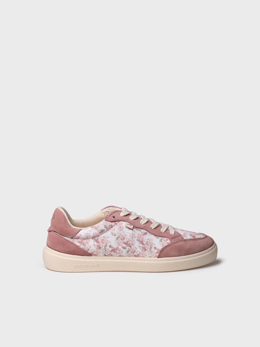 Women's athletic shoe with floral print - ILDA