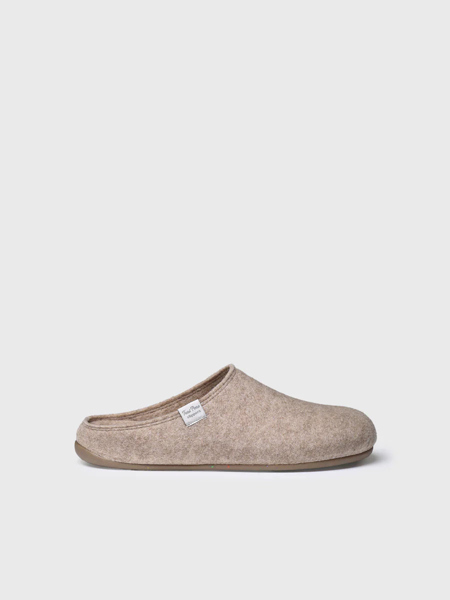 Men's house slipper made from recycled felt - NEO-FR