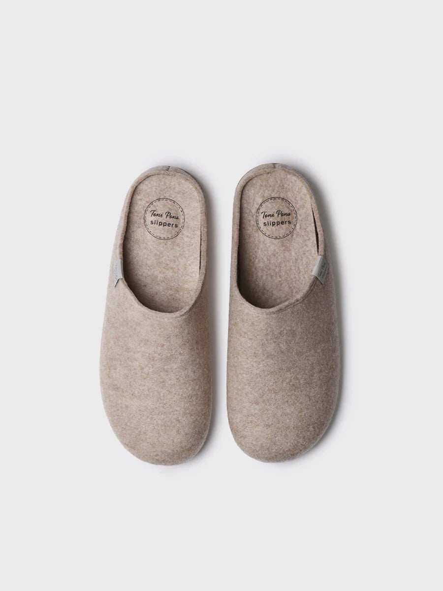 Men's house slipper made from recycled felt - NEO-FR