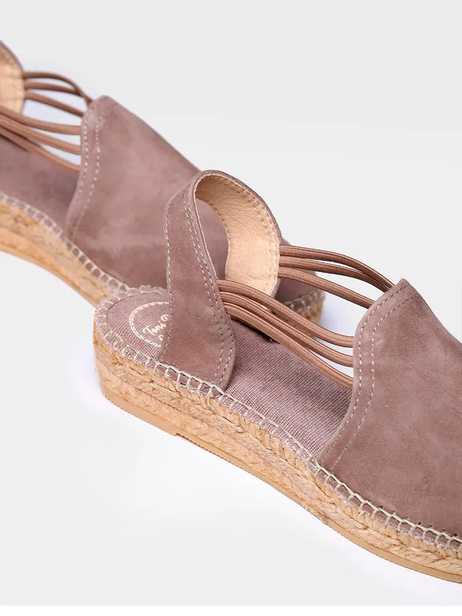 Espadrilles with elastic straps - NURIA