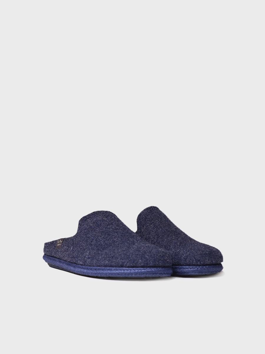 Men's Slippers made from Recycled Wool in Grey - TOMAS-RW