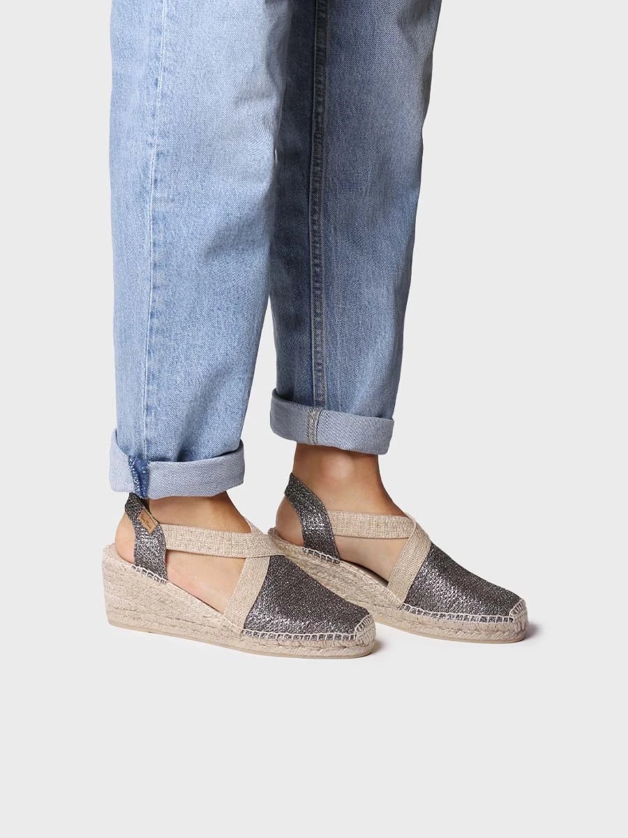 Shiny vegan espadrille - TRITON