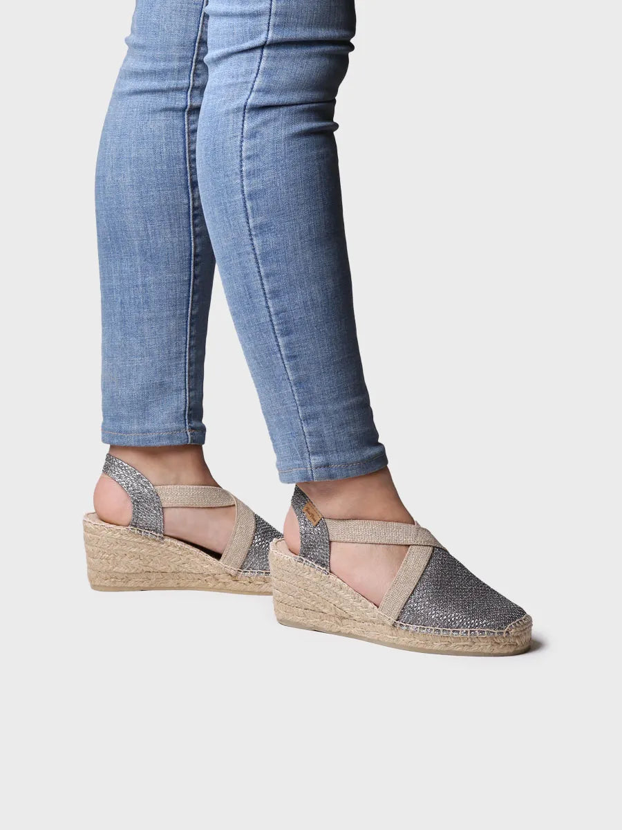 Shiny vegan espadrille - TRITON